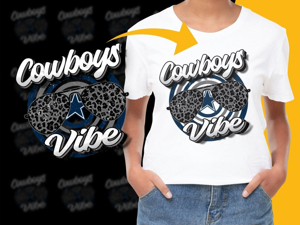 Dallas Cowboys Vibe Trendy Graphic PNG File - Teepew