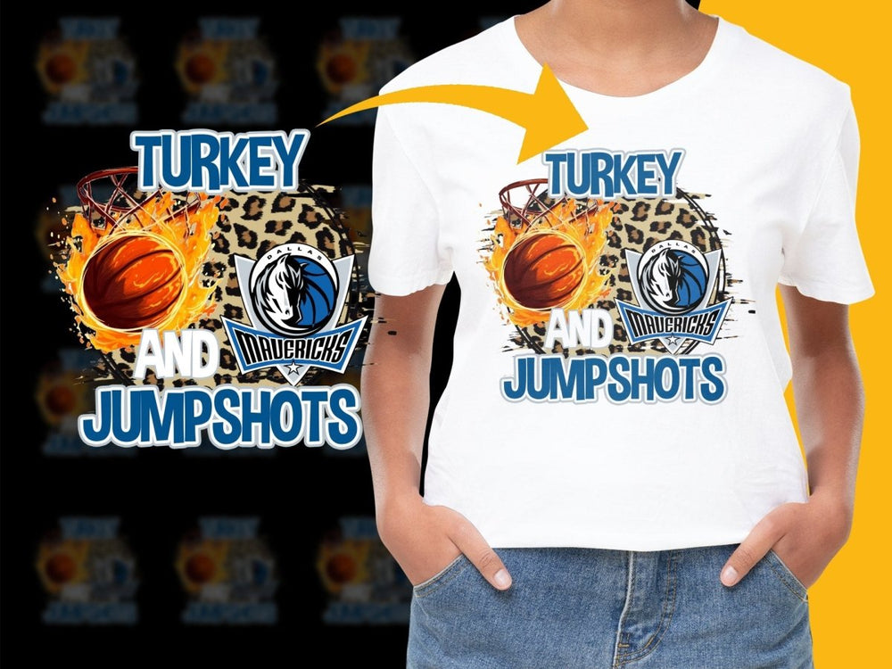 Dallas Mavericks Thanksgiving Turkey and JumpShots PNG File - Teepew