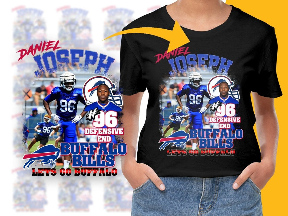 Daniel Joseph Buffalo Bills Defensive End PNG File - Teepew