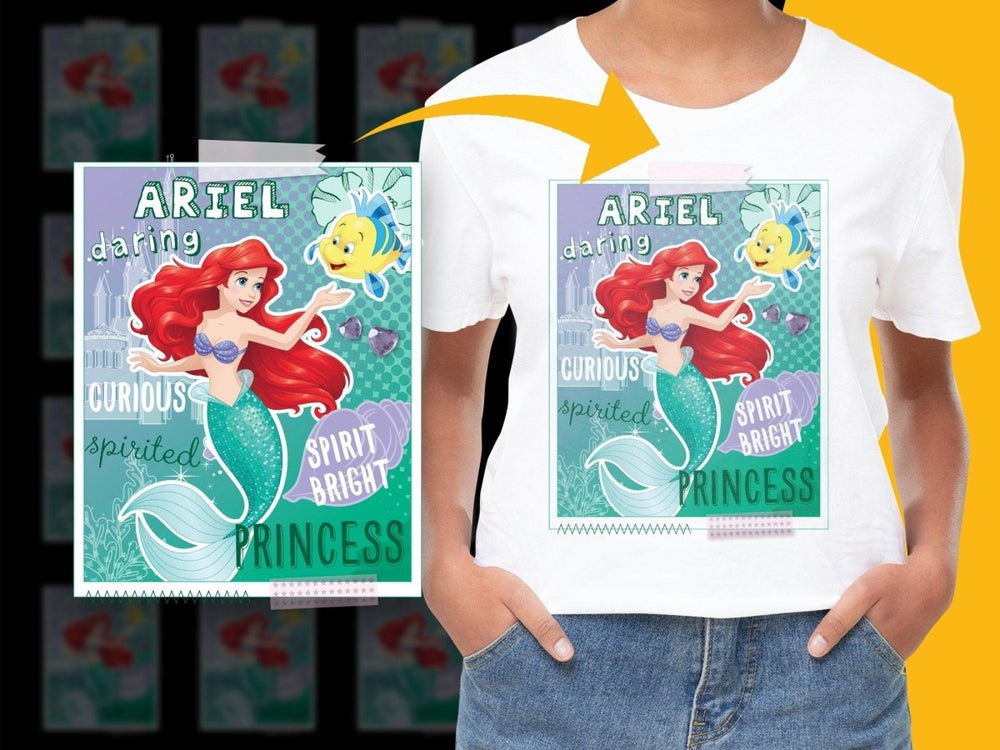 Daring Ariel Spirited Princess Curious Bright PNG File - Teepew