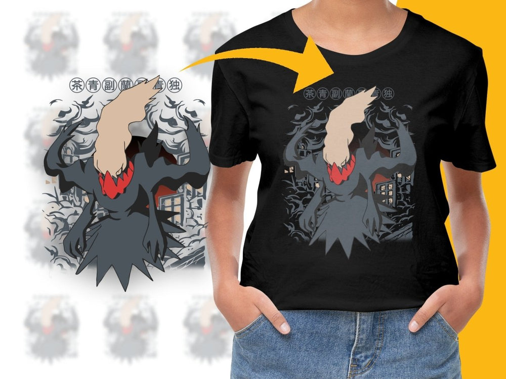 Darkrai Design Vibrant Anime Graphic PNG File - Teepew