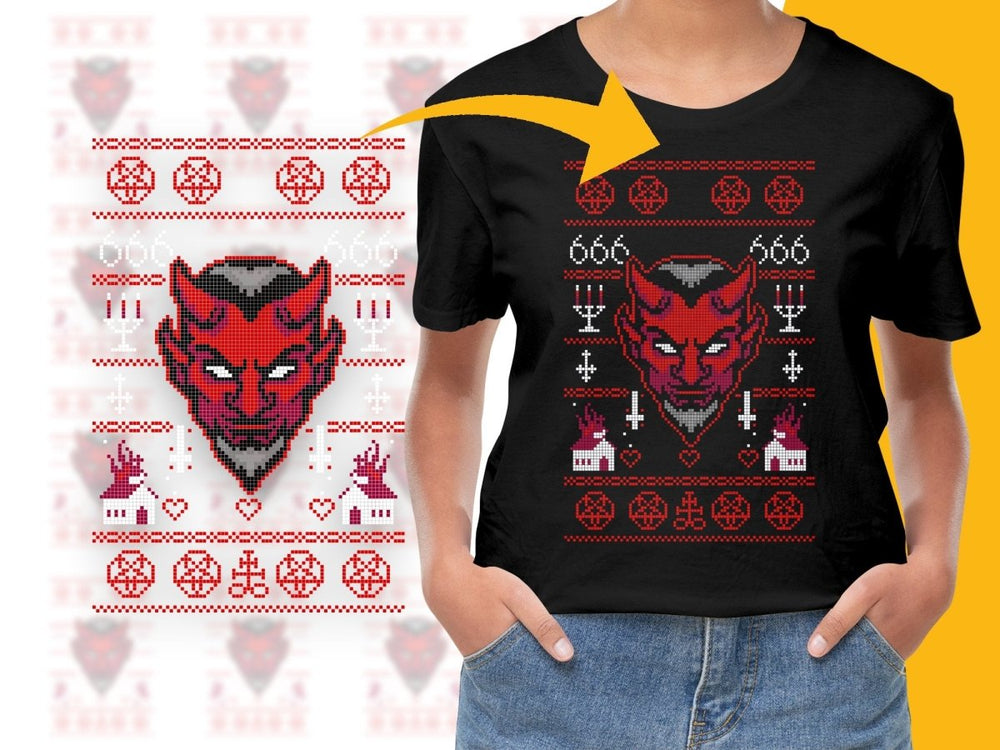 Darth Maul Christmas Pixel Art Ugly Sweater PNG File - Teepew