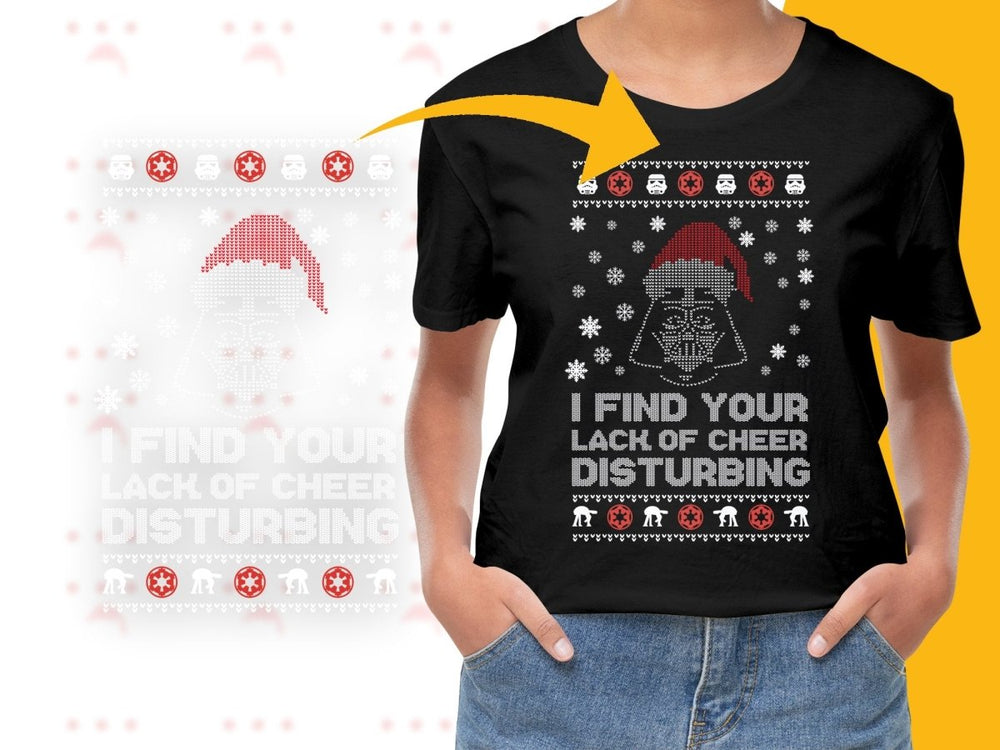 Darth Vader Christmas Graphic Disturbing Cheer PNG File - Teepew