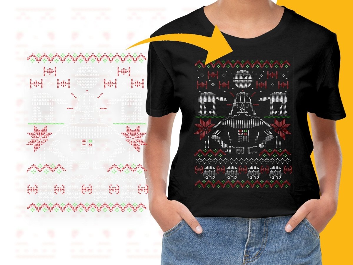Darth Vader Christmas Holiday Knit Design PNG File - Teepew