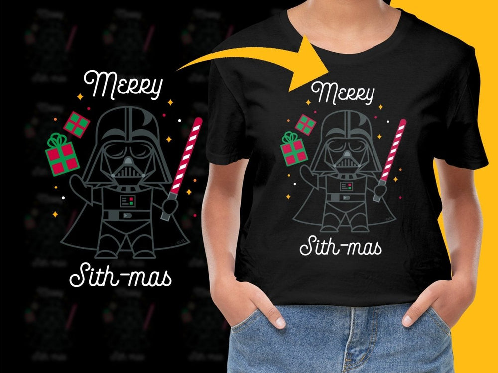 Darth Vader Festive Christmas Gift Graphic PNG File - Teepew