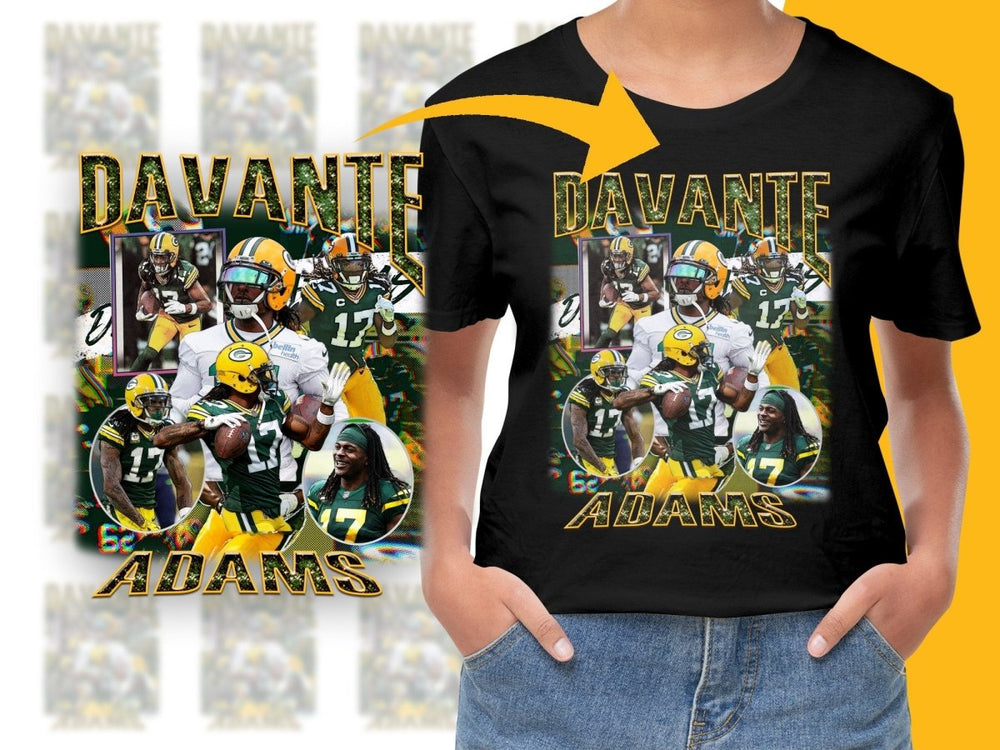 Davante Adams Fan Art Collection Graphic PNG File - Teepew