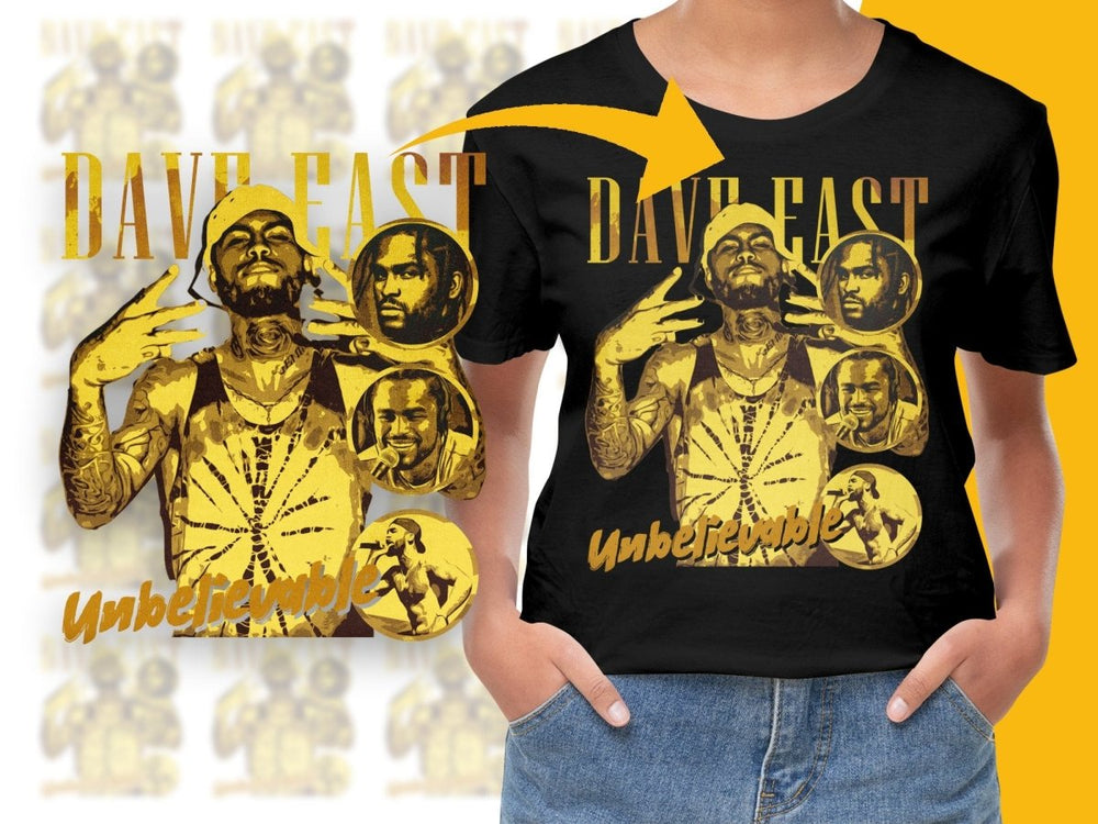 DAVE EAST Music Homage PNG File - Teepew