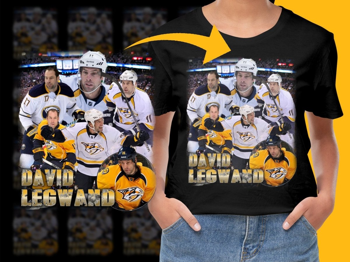 David Legwand Nashville Predators Graphic PNG File - Teepew