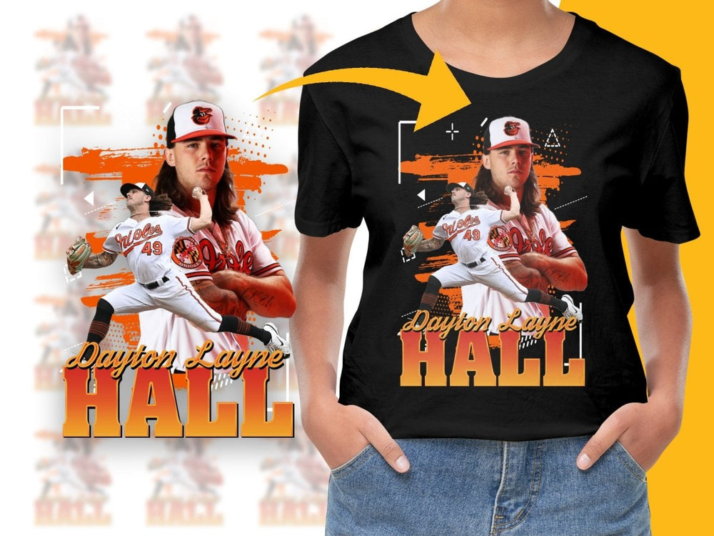 Dayton Layne Hall MLB Baseball Bootleg PNG File - Teepew