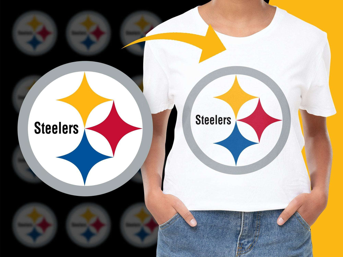 Pittsburgh Inspired T-Shirt, Colorful Logo Design, Casual Sports Fan Apparel, Unisex Cotton Tee