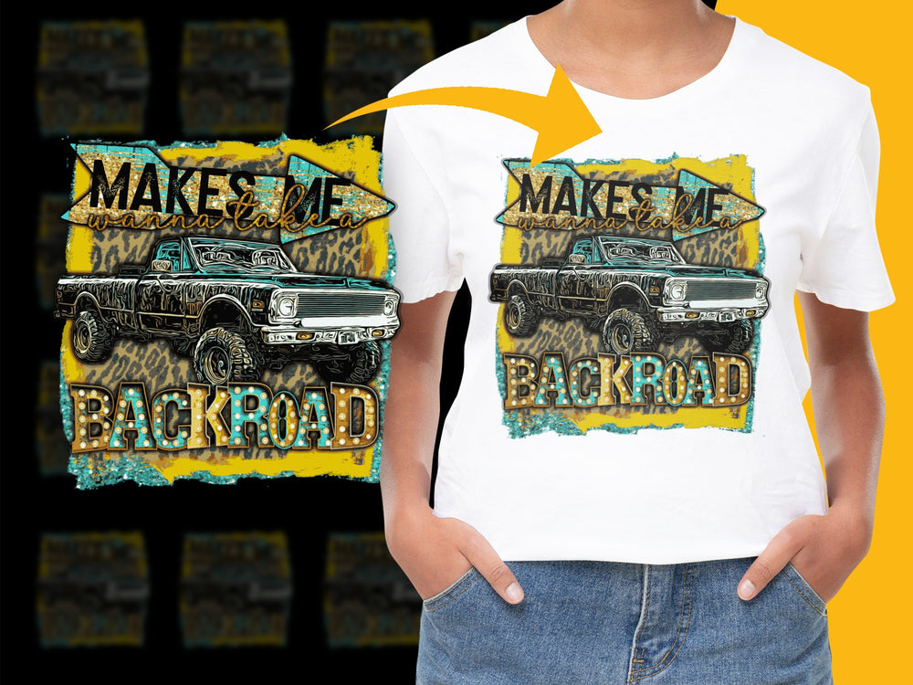 Vintage Car T-Shirt, Make a Deal on the Backroad Graphic Tee, Retro Style Streetwear, Unisex Fashion Top