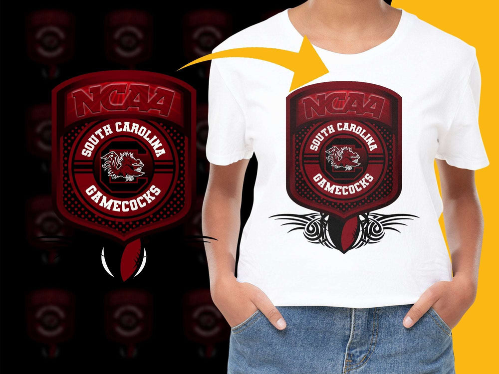 South Carolina Gamecocks NCAA Logo T-Shirt, Sports Fan Apparel, College Football Gear, Graphic Tee, Unisex Clothing