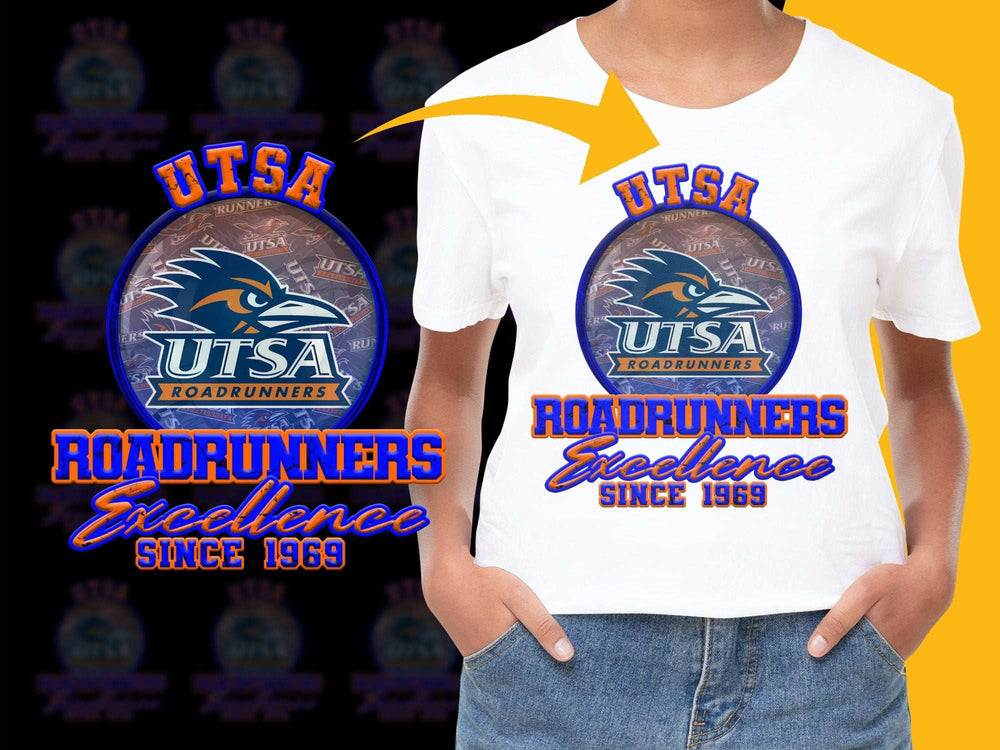 UTSA Roadrunners T-Shirt, Excellence Since 1969, College Sports Apparel, Fan Gear White Tee