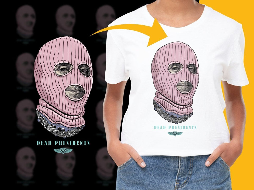 Dead Presidents Mask Design Streetwear PNG File - Teepew