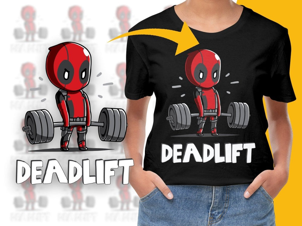 Deadlift Character Cartoon Unique GYM Fitness PNG File - Teepew
