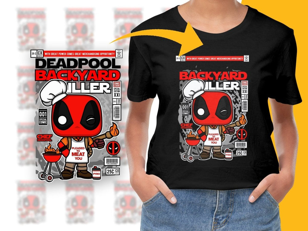 Deadpool Backyard Griller Popculture PNG File - Teepew