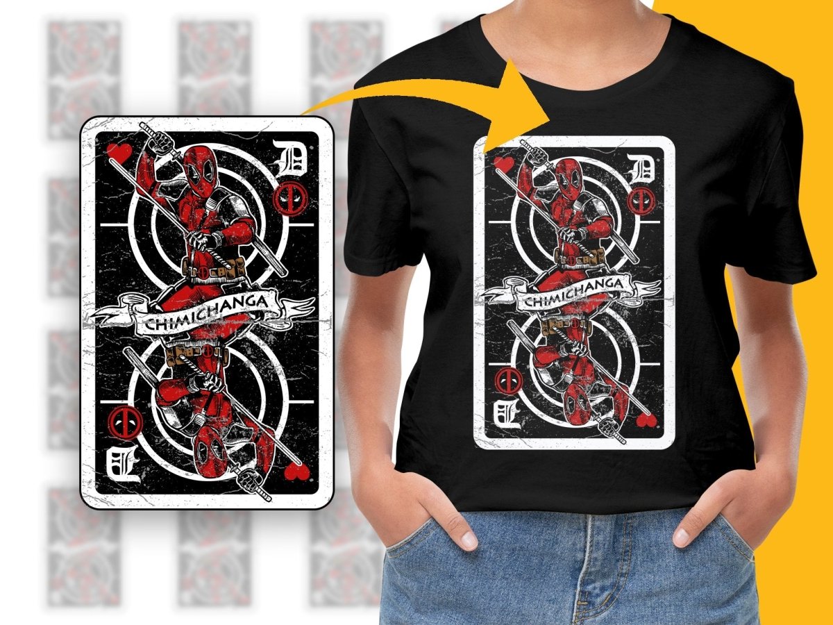 Deadpool Card Popculture PNG File - Teepew