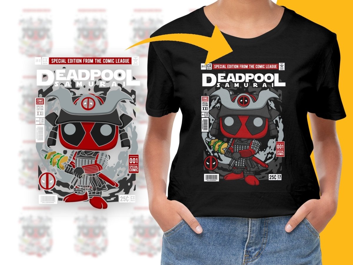 Deadpool Samurai Popculture PNG File - Teepew