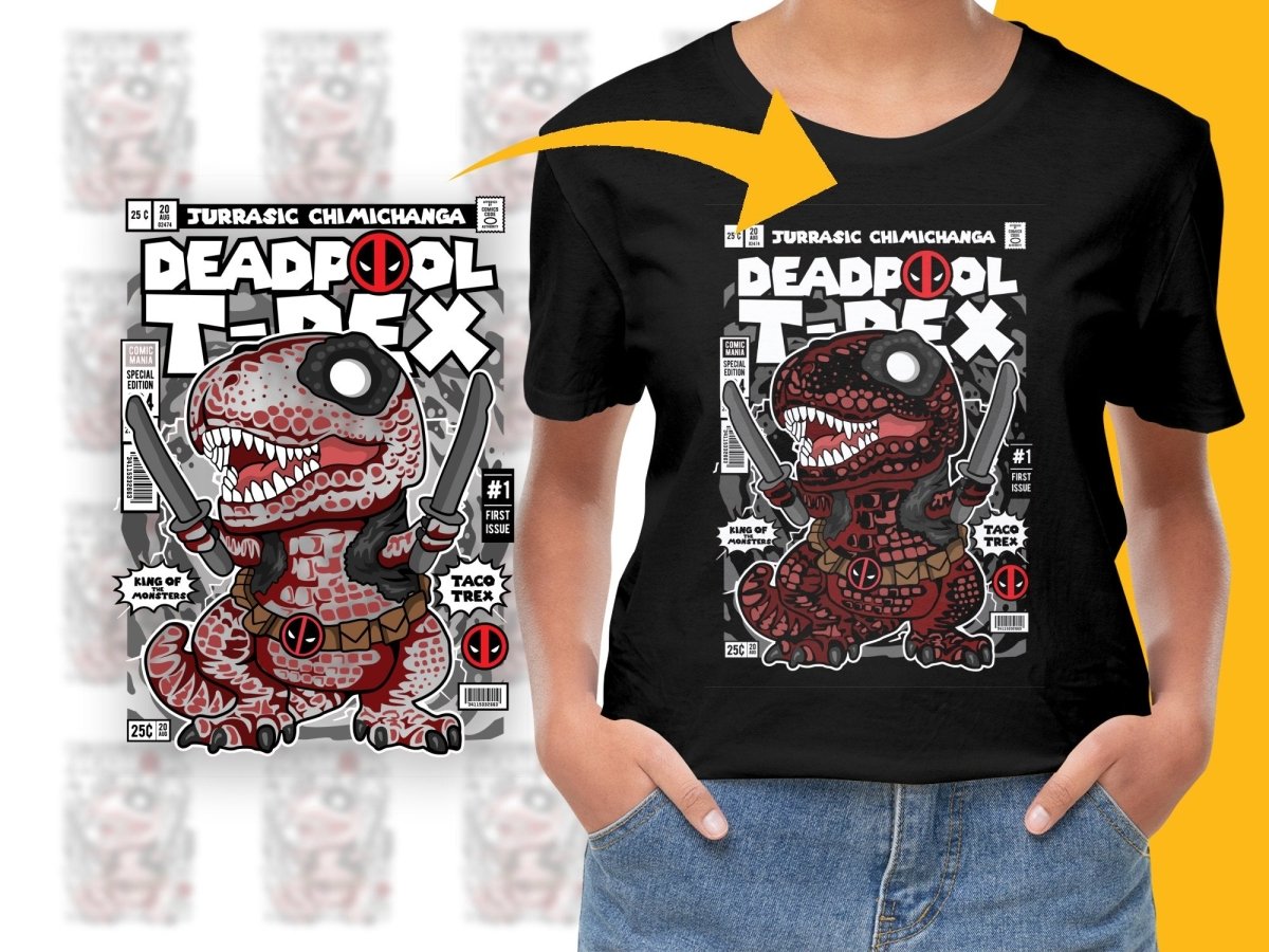 Deadpool Trex Popculture PNG File - Teepew