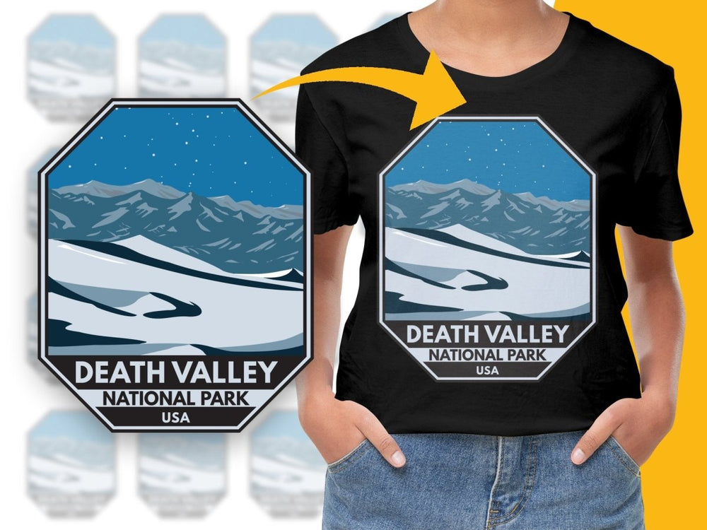 Death Valley National Park USA Scenic Graphic Png Digital Download - Teepew