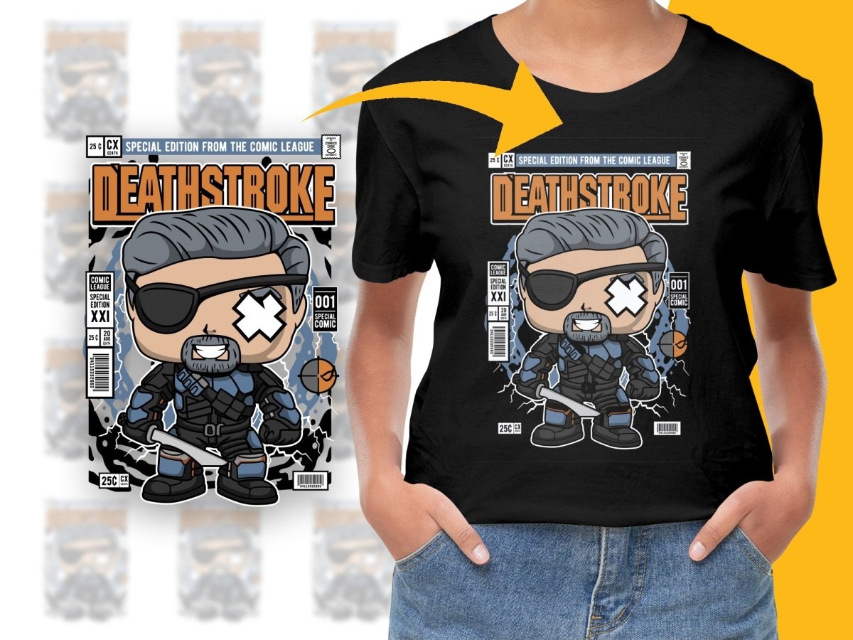 Deathstroke Unmasked Popculture PNG File - Teepew
