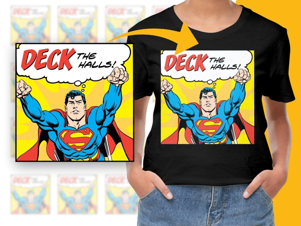 Deck The Halls Superman Digital - Teepew