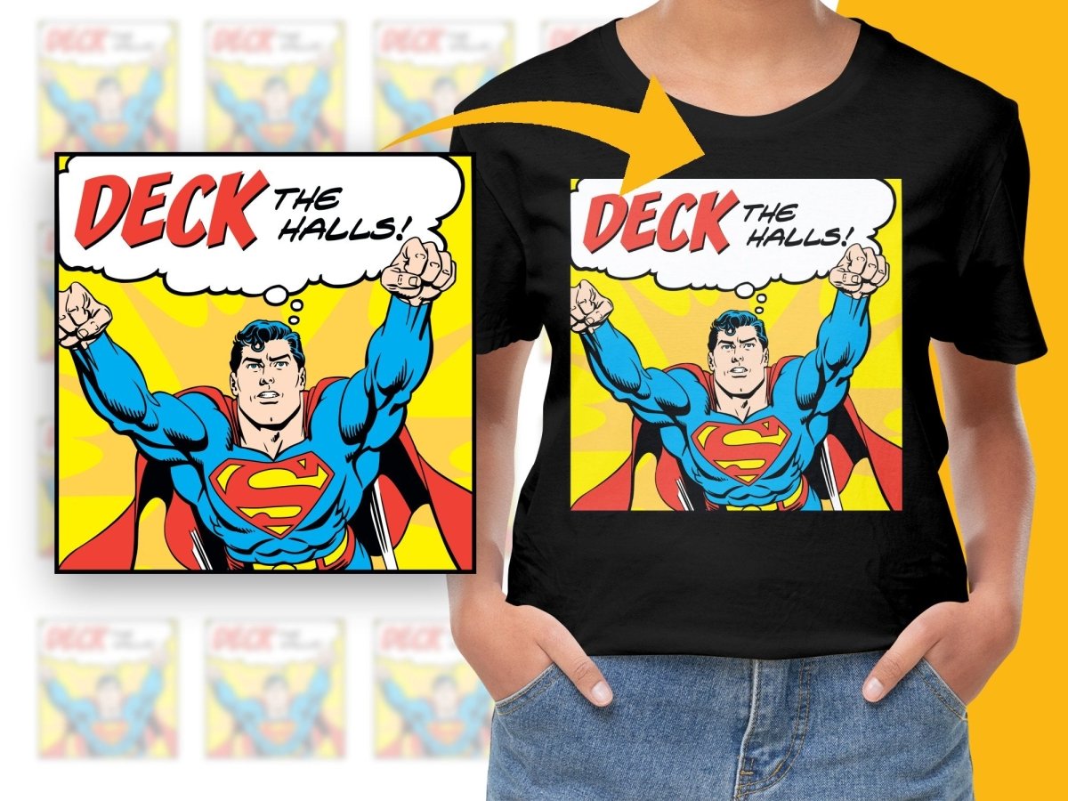 Deck The Halls Superman Digital - Teepew
