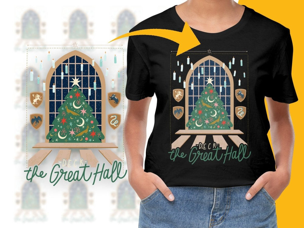 Decorated Christmas Tree in the Great Hall PNG File - Teepew
