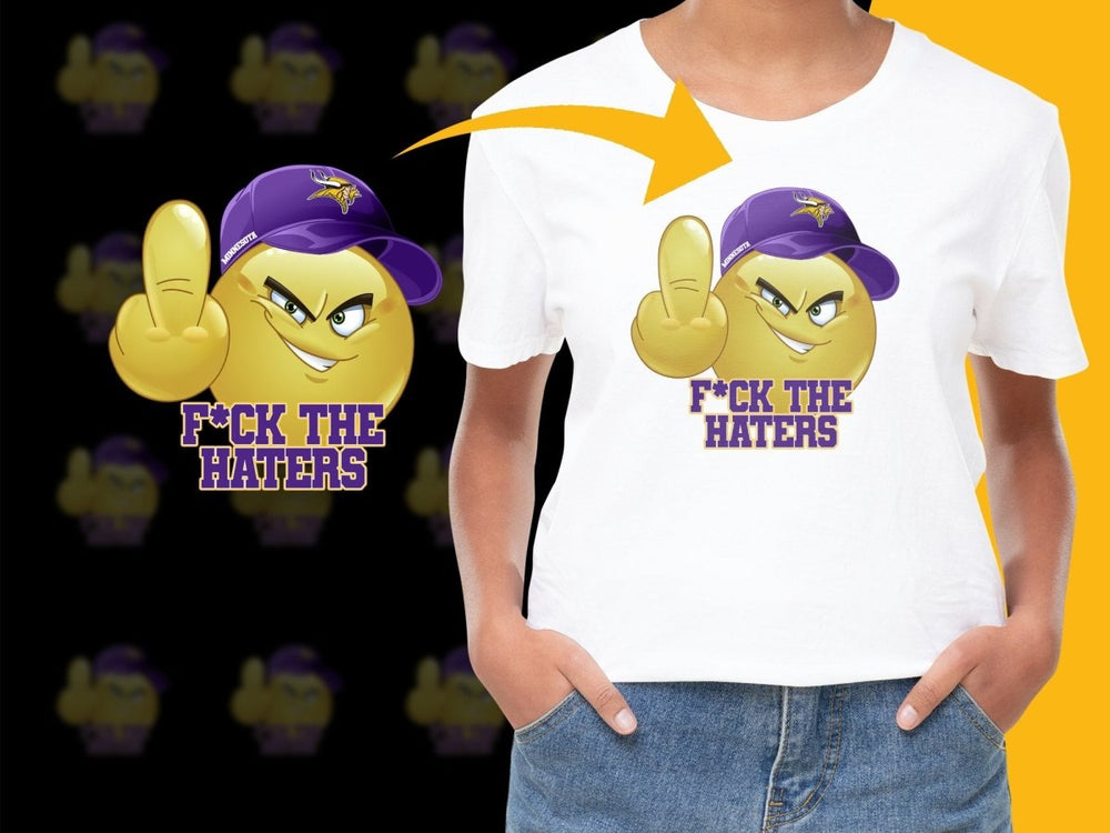 Defiant Emoji with Vikings Cap and Message PNG File - Teepew