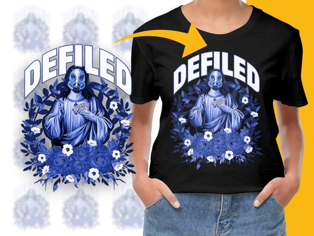 Defiled PNG File with Unique Graphic Art Design PNG File - Teepew