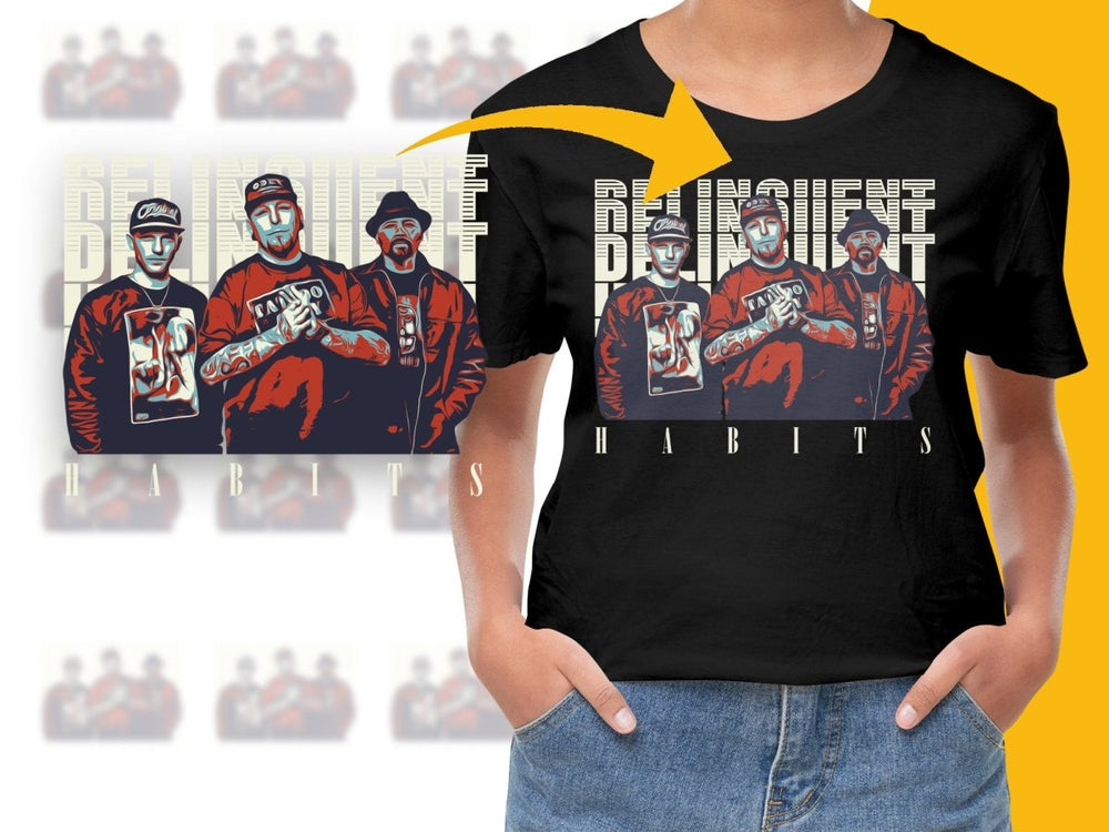 DELINQUENT HABITS Music Homage PNG File - Teepew