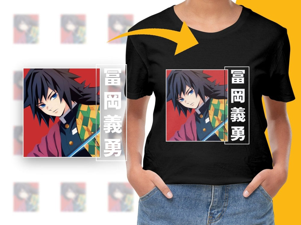 Demon Slayer Giyu Tomioka Anime PNG Digital Download - Teepew