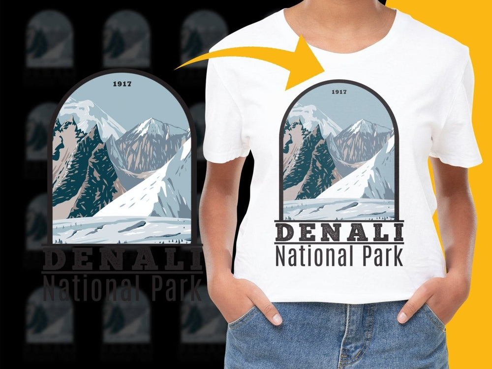 Denali National Park 1917 Graphic Printed PNG File - Teepew