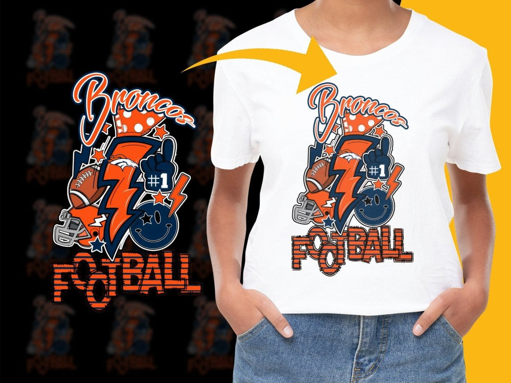 Denver Broncos Football Fans Graphic PNG File - Teepew