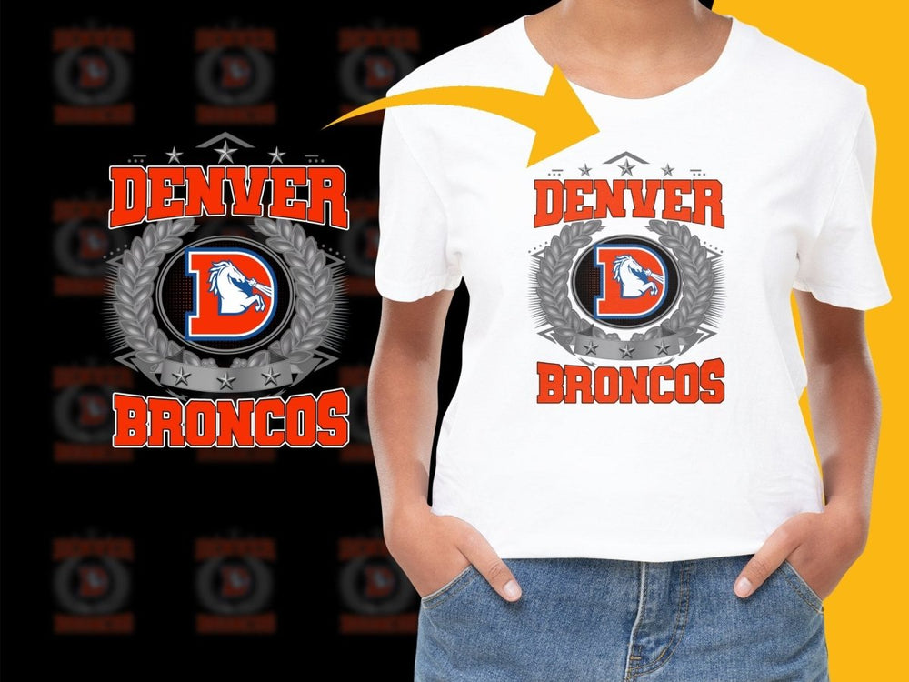 Denver Broncos Graphic Logo Football Team PNG File - Teepew