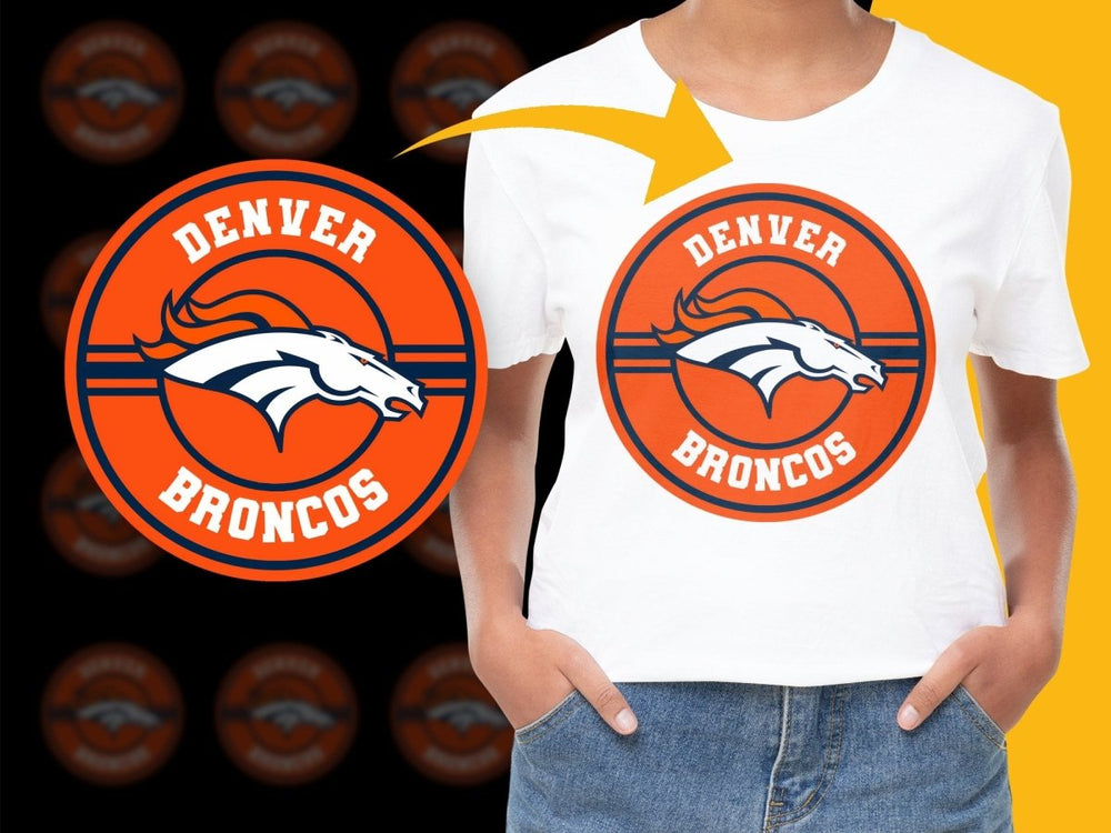 Denver Broncos Logo Athletic Sports Fan PNG File - Teepew