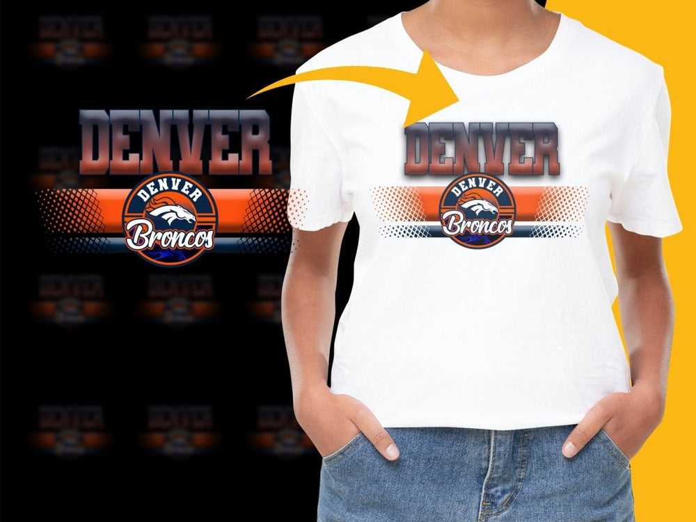Denver Broncos Logo Graphic Novelty PNG File - Teepew