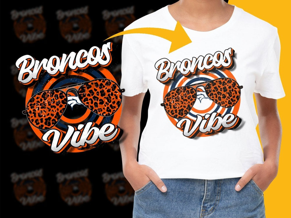 Denver Broncos Vibe Graphic Printed PNG File - Teepew