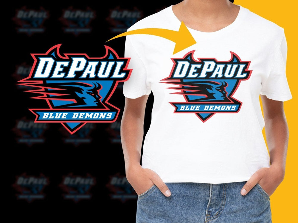 DePaul Blue Demons College Football PNG File - Teepew