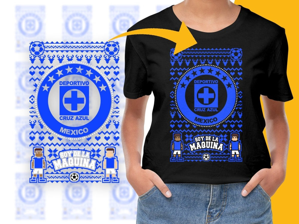 Deportivo Cruz Azul Mexico Christmas PNG File - Teepew