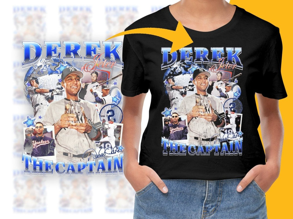 Derek Jeter The Captain Yankees PNG File - Teepew