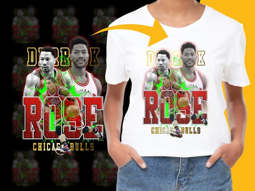 Derrick Rose Chicago Bulls Legendary Tribute PNG File - Teepew