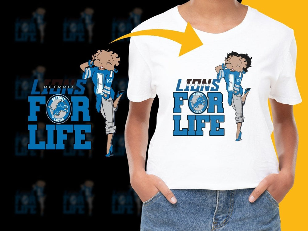Detroit Lions For Life Graphic PNG File - Teepew