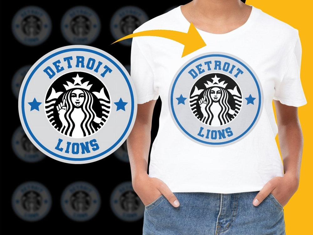 Detroit Lions PNG File Vintage Inspired Design PNG File - Teepew