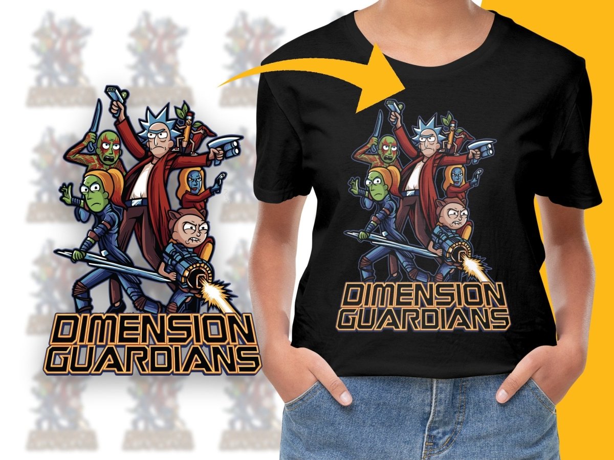 Dimension Guardians Print Trendy Novelty PNG File - Teepew