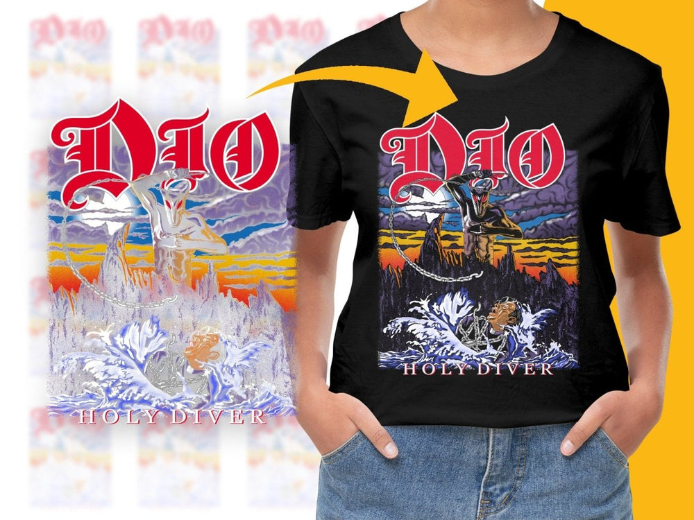 Dio Holy Diver Album Art Graphic PNG File - Teepew