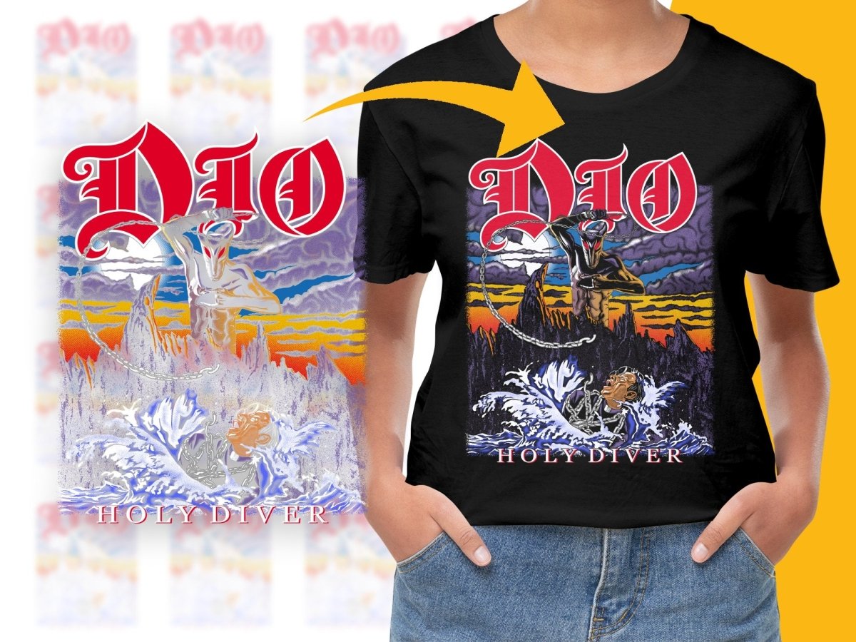Dio Holy Diver Album Art Graphic PNG File - Teepew