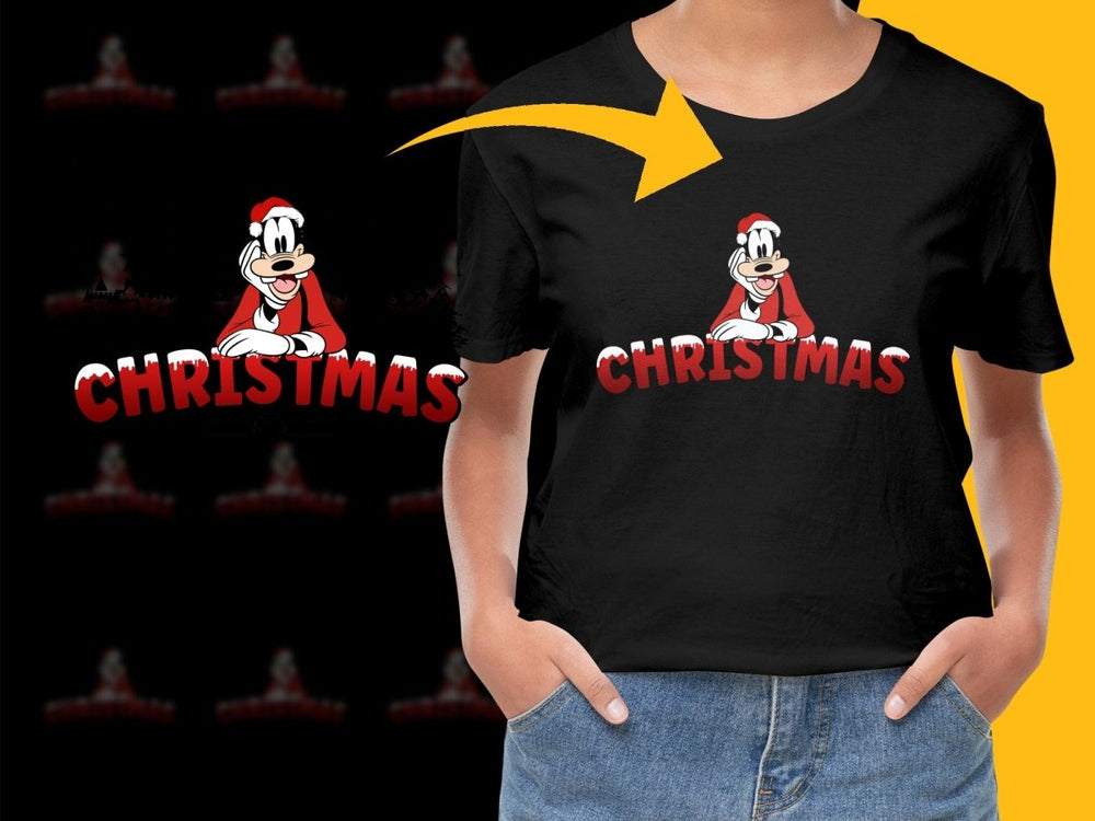 Disney Christmas Goofy PNG File Festive Holiday Apparel - Teepew