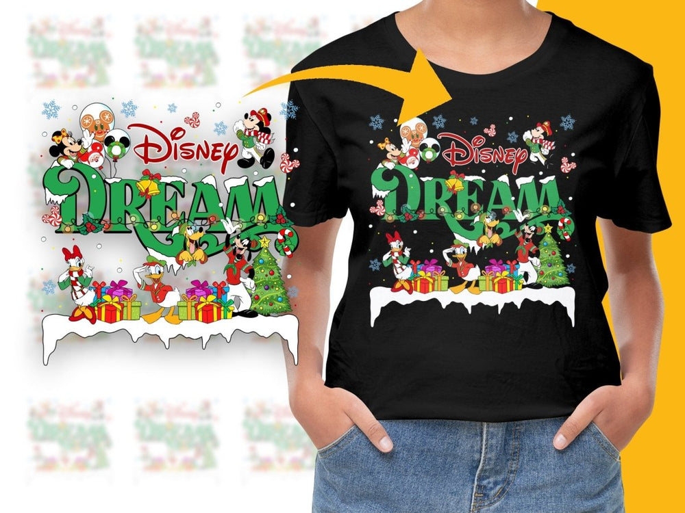 Disney Dream Christmas Character PNG File - Teepew