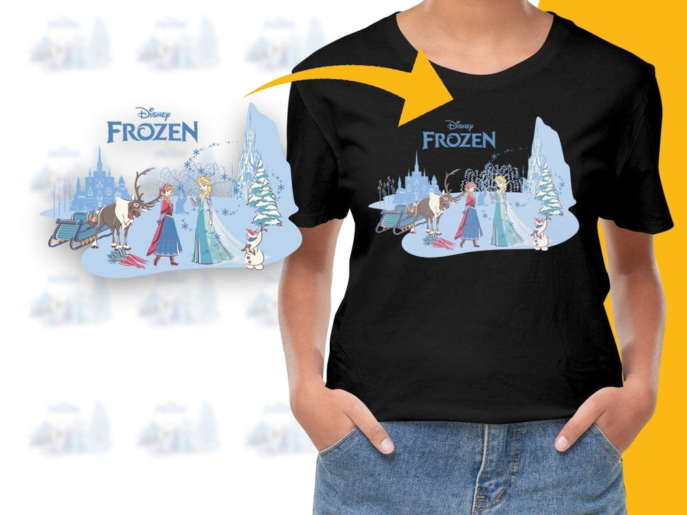 Disney Frozen Christmas Themed Graphic PNG File - Teepew